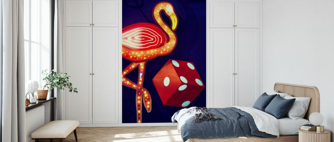 PHOTOWALL / Flamingo Night (e334342)