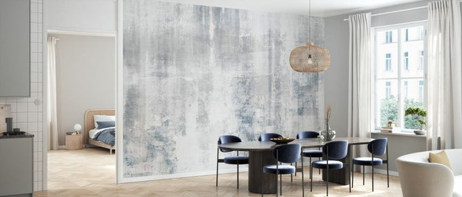 PHOTOWALL / Grunge Wall - Bluish Grey (e334667)