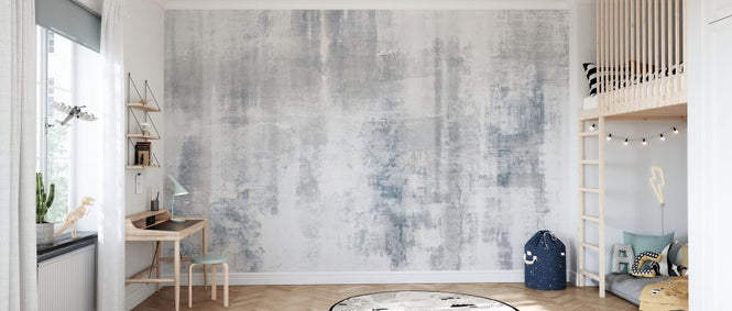 PHOTOWALL / Grunge Wall - Bluish Grey (e334667)