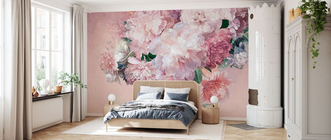 PHOTOWALL / Peonies - Peach (e334584)