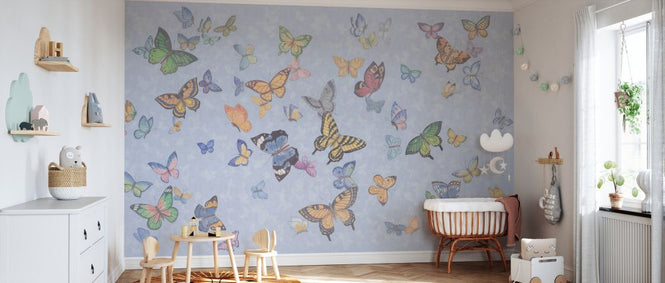 PHOTOWALL / Butterfly Wings - Blue (e335212)