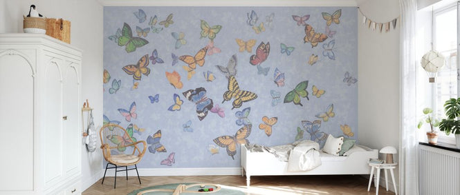 PHOTOWALL / Butterfly Wings - Blue (e335212)