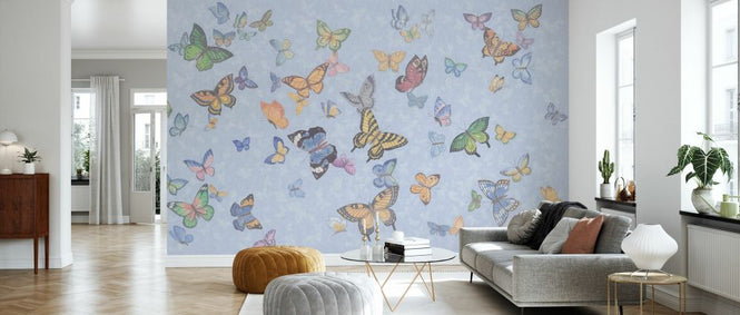 PHOTOWALL / Butterfly Wings - Blue (e335212)