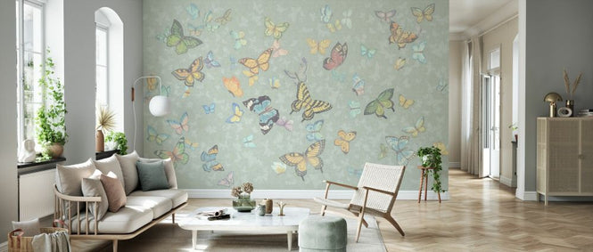 PHOTOWALL / Butterfly Wings - Green (e335214)