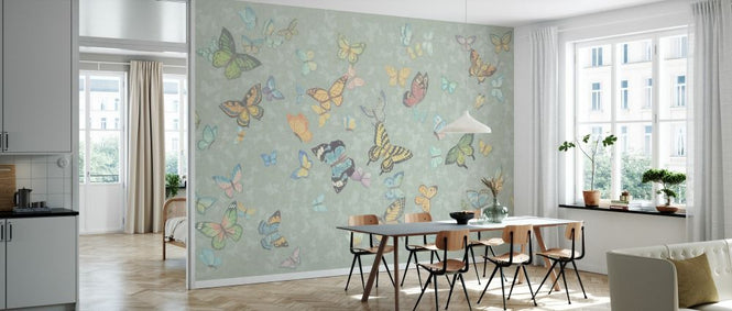 PHOTOWALL / Butterfly Wings - Green (e335214)