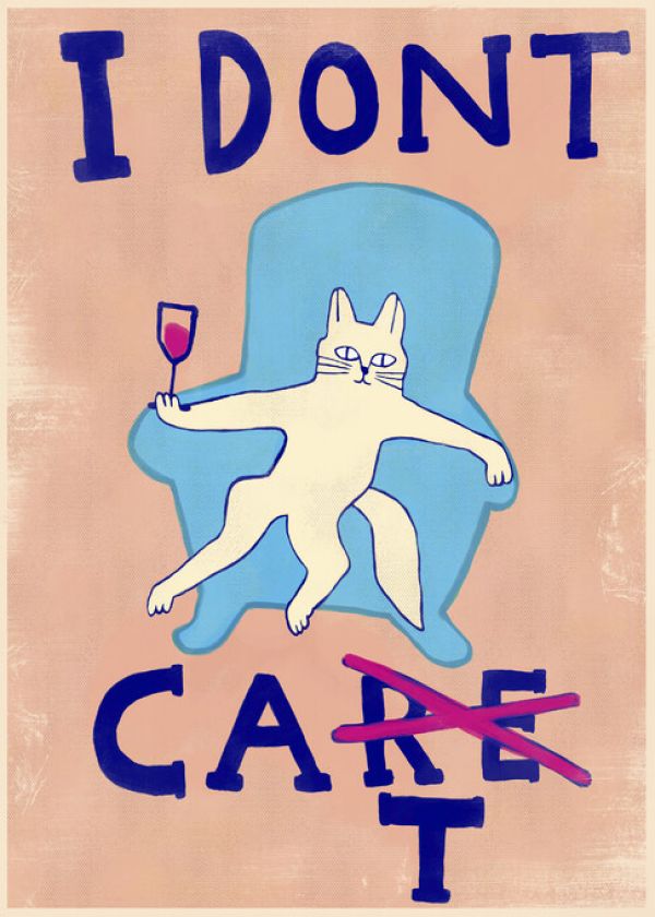 PHOTOWALL / Dont Cat Pink (e335554)