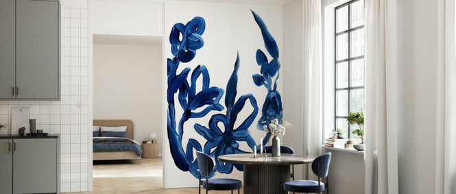 PHOTOWALL / Indigo Brush Blooms (e334853)