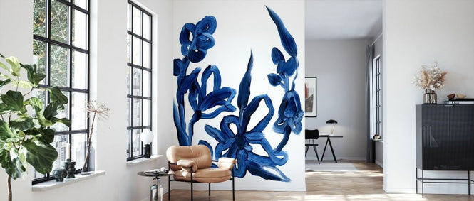 PHOTOWALL / Indigo Brush Blooms (e334853)