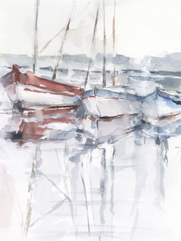 PHOTOWALL / Watercolor Harbor Study II (e334900)