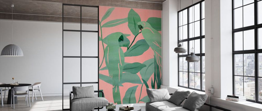 PHOTOWALL / Pink and Green Birds of Paradise II (e334964)