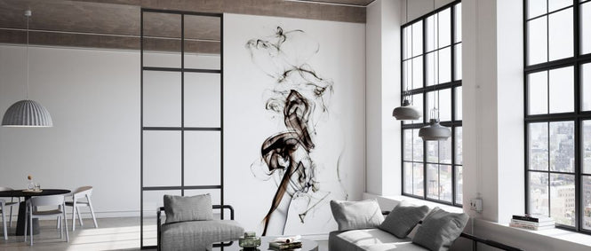 PHOTOWALL / Abstract Black Smoke - Seahorse (e335707)