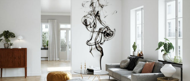 PHOTOWALL / Abstract Black Smoke - Tulip Dream (e335715)
