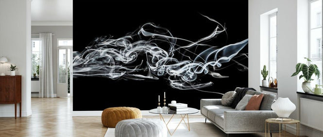 PHOTOWALL / Abstract White Smoke - Shark (e335723)