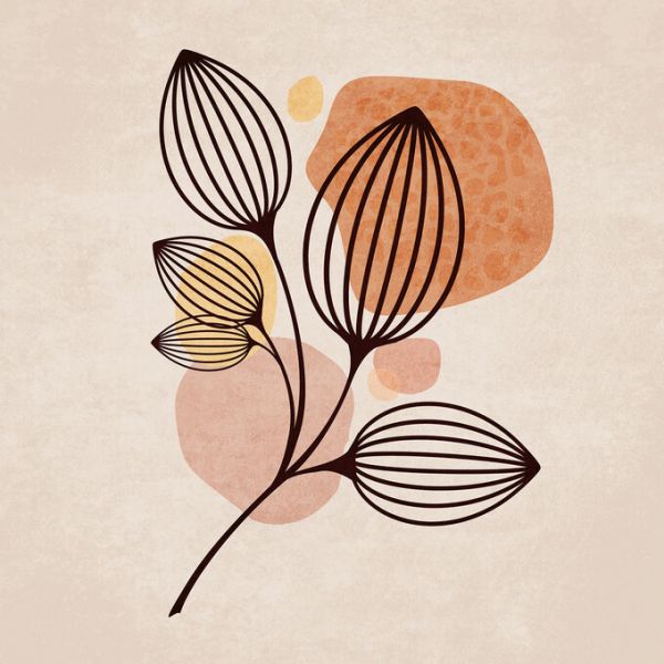 PHOTOWALL / Boho Leaves II (e335771)