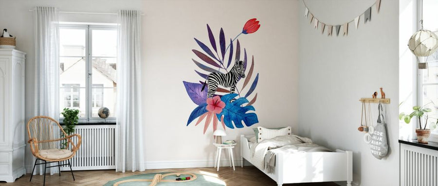 PHOTOWALL / Tropical Zebra Off White (e335776)