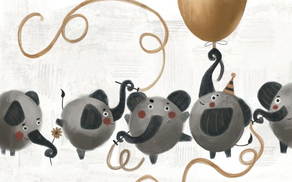 PHOTOWALL / Elephant Party (e335798)