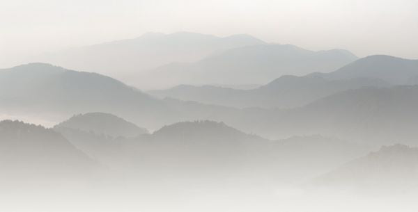 PHOTOWALL / Velvet Mountains - Blue (e336841)