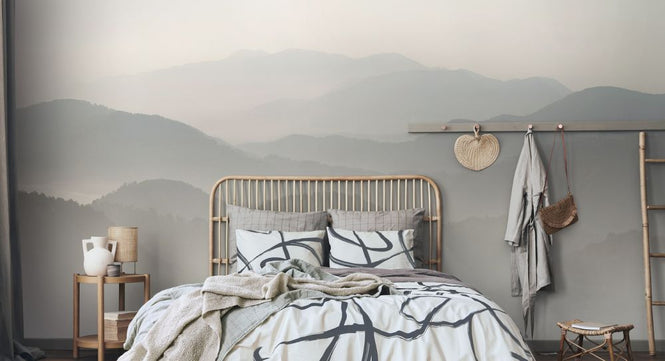 PHOTOWALL / Velvet Mountains - Blue (e336841)