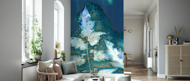 PHOTOWALL / Cyanotype Leaves (e336209)