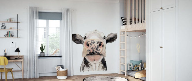 PHOTOWALL / Watercolor Cow Portrait II (e336240)