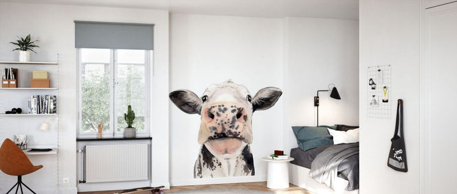 PHOTOWALL / Watercolor Cow Portrait II (e336240)