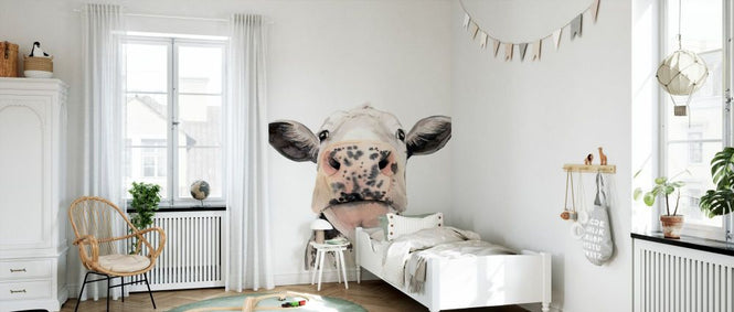 PHOTOWALL / Watercolor Cow Portrait II (e336240)