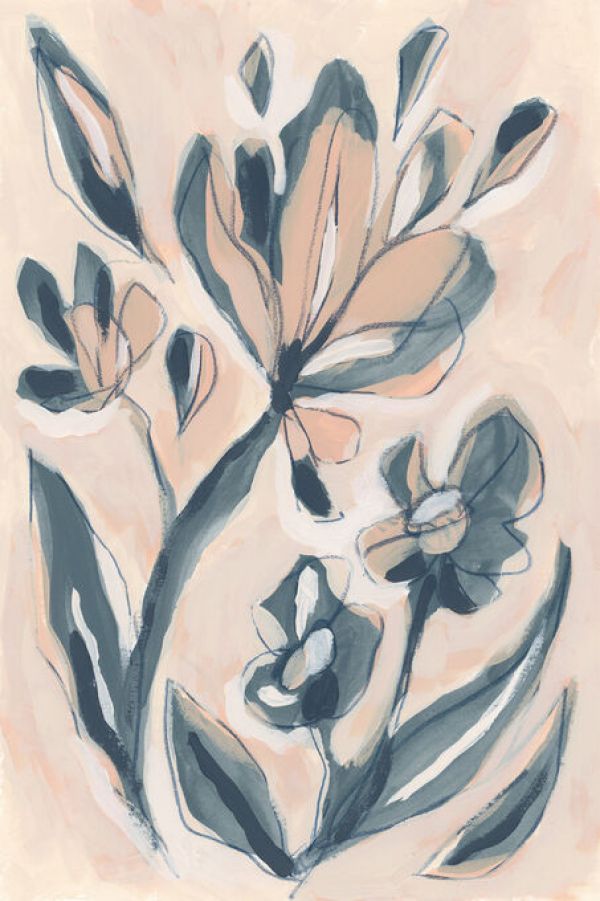 PHOTOWALL / Indigo Blush Garden (e336336)