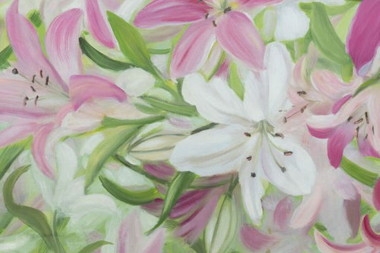 PHOTOWALL / Pink and White Lilies II (e336387)