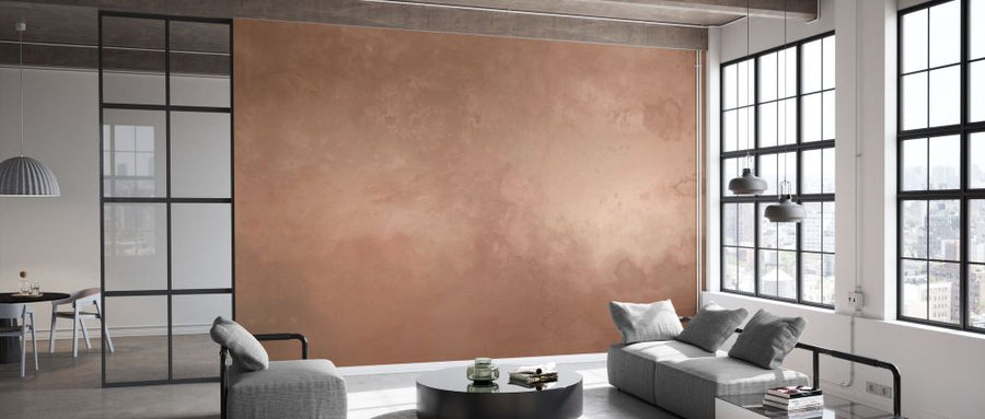 PHOTOWALL / Faux Finish - Metallic Wall Rose Gold (e336851)