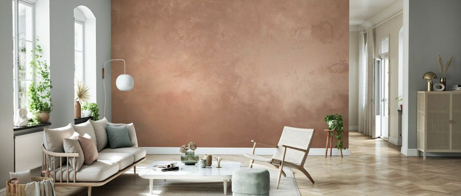 PHOTOWALL / Faux Finish - Metallic Wall Rose Gold (e336851)