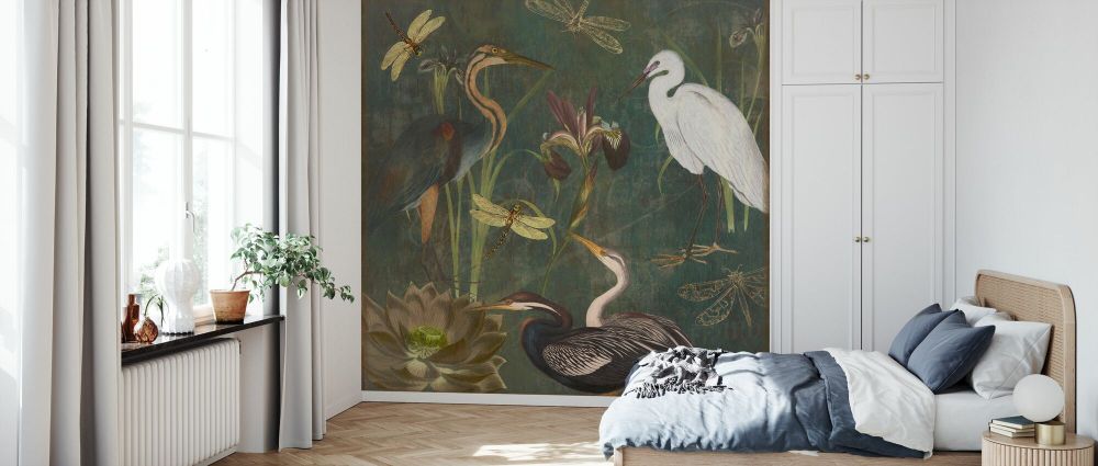 PHOTOWALL / Herons and Dragonflies (e336855) | 輸入壁紙専門