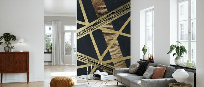 PHOTOWALL / Scaffolds II in Gold (e336532)