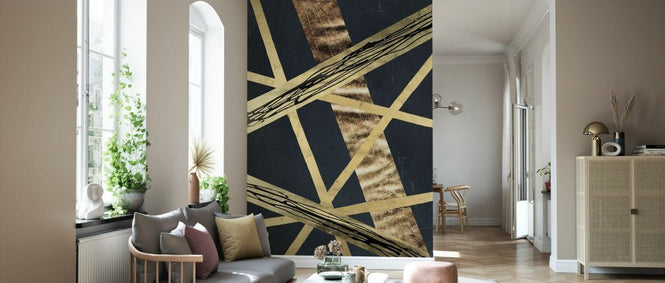PHOTOWALL / Scaffolds II in Gold (e336532)