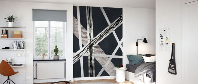 PHOTOWALL / Scaffolds II in Silver (e336533)