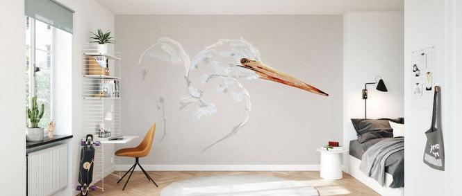 PHOTOWALL / Bright Egret Sketch (e336572)