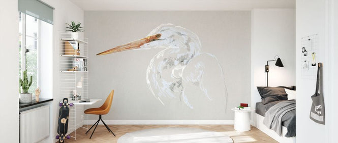 PHOTOWALL / Bright Egret Sketch II (e336573)