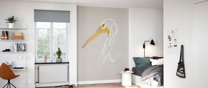 PHOTOWALL / Bright Pelican Sketch (e336574)