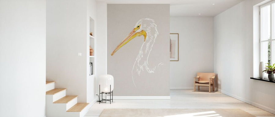 PHOTOWALL / Bright Pelican Sketch (e336574)