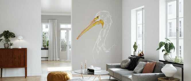 PHOTOWALL / Bright Pelican Sketch (e336574)