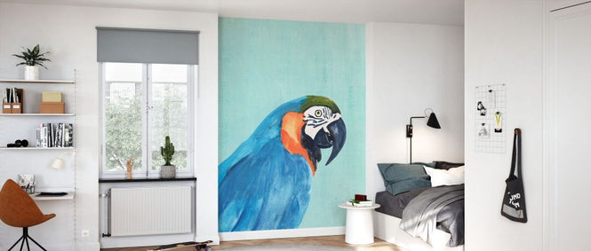 PHOTOWALL / Exotic Bird on Blue (e336665)