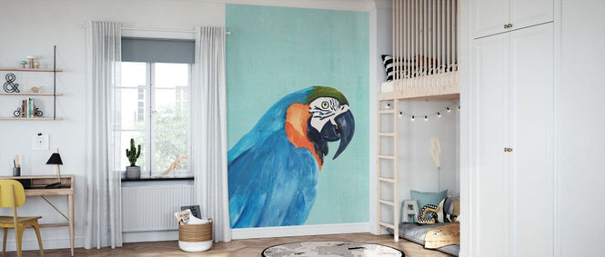 PHOTOWALL / Exotic Bird on Blue (e336665)