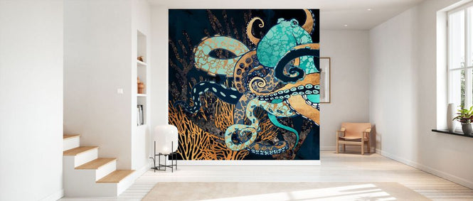 PHOTOWALL / Metallic Octopus (e336926)