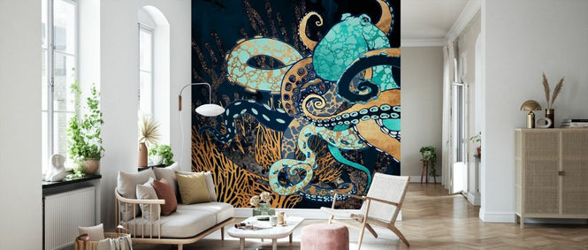 PHOTOWALL / Metallic Octopus (e336926)