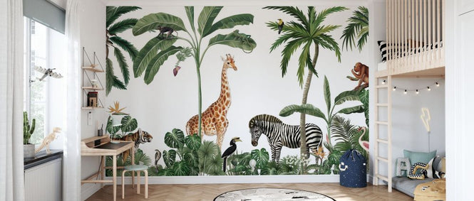 PHOTOWALL / Jungle Jive - White (e337279)
