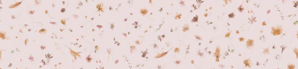 PHOTOWALL / Pressed Flowers - Blush (e337785)
