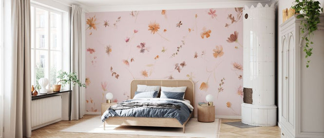 PHOTOWALL / Pressed Flowers - Blush (e337785)