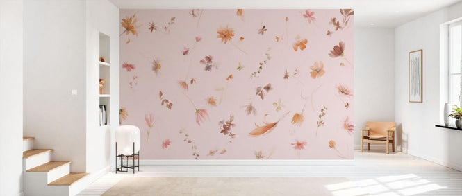 PHOTOWALL / Pressed Flowers - Blush (e337785)