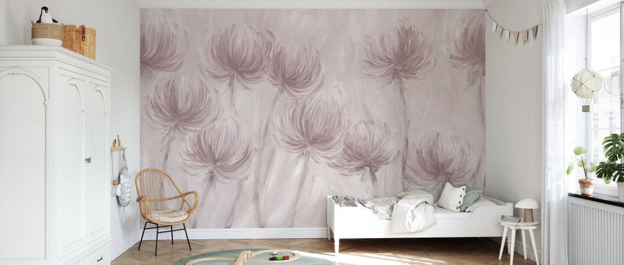 PHOTOWALL / Fluffy Flowers - Misty Morning (e338287)