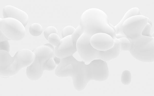 PHOTOWALL / Floating Subtle White Fluid (e338103)