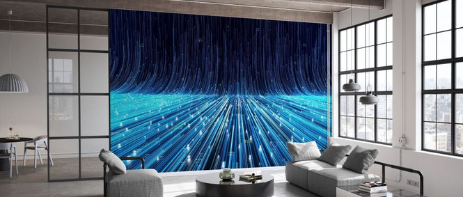 PHOTOWALL / Abstract Flowing Data Ramp (e338111)